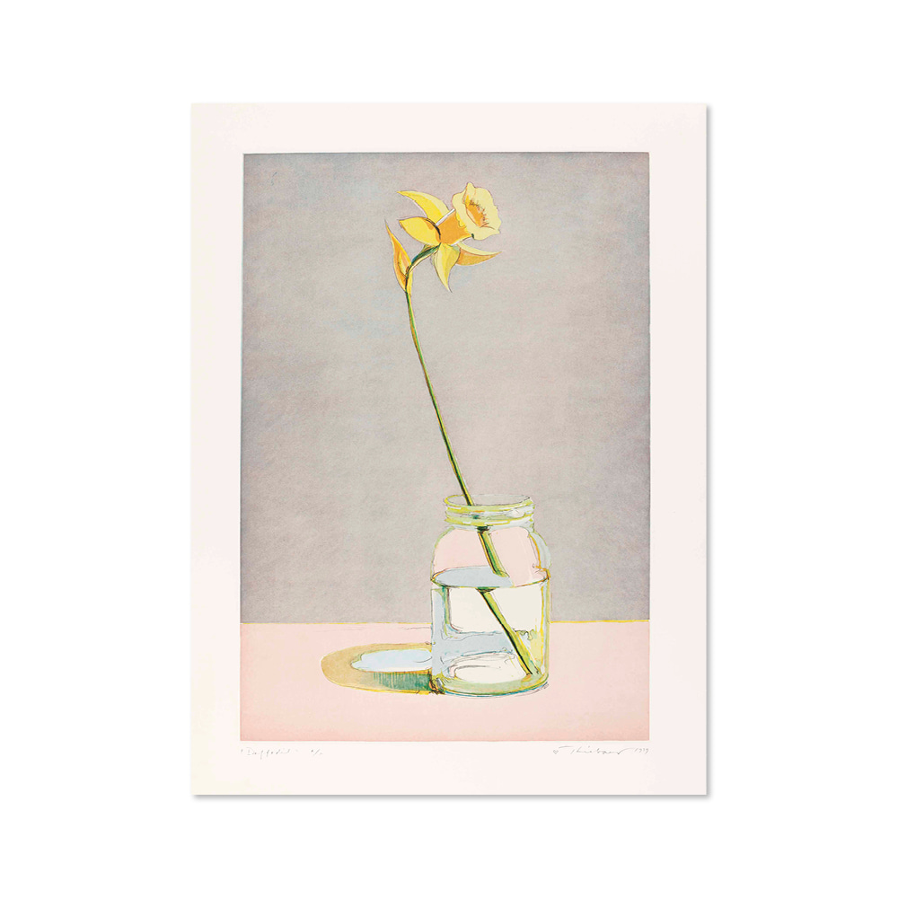 웨인 티보 WAYNE THIEBAUD 009 Daffodil, from Recent Etchings