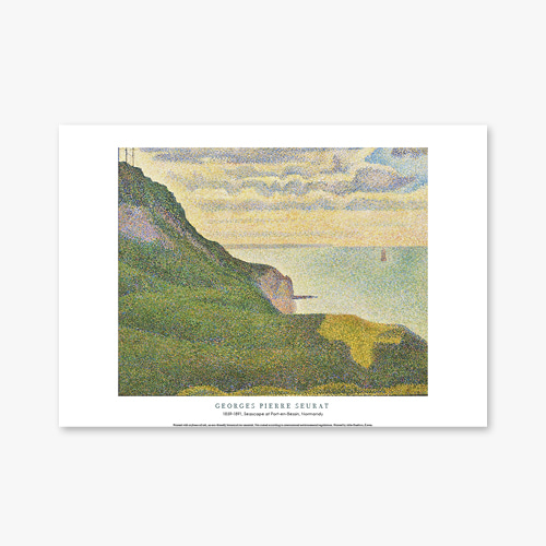 타임세일40%) [A3] 명화 포스터 007 Georges Pierre Seurat Seascape at Port en Bessin Normandy 조르주 쇠라