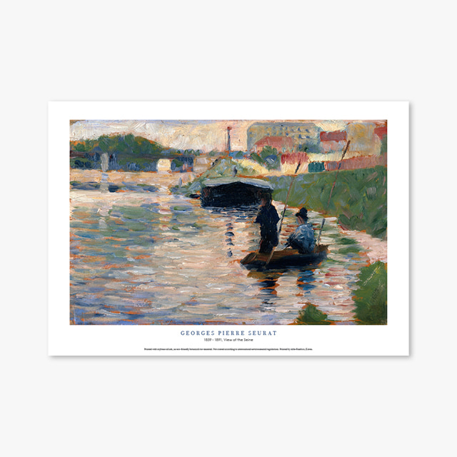 타임세일40%) [A3] 명화 포스터 017 Georges Pierre Seurat View of the Seine 조르주 쇠라