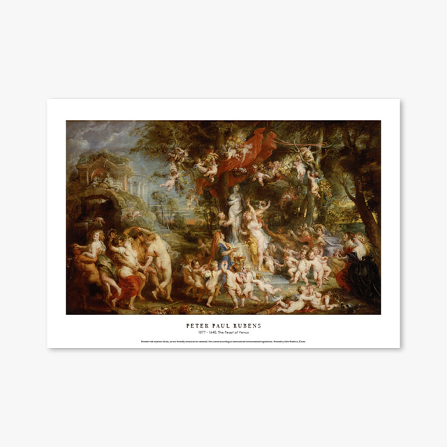 타임세일40%) [A3] 명화 포스터 010 Peter Paul Rubens The Feast of Venus 페테르 파울 루벤스
