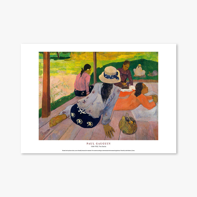 타임세일40%) [A3] 명화 포스터 013 Paul Gauguin The Siesta 폴 고갱