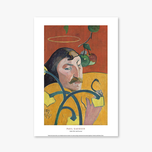 타임세일40%) [A3] 명화 포스터 004 Paul Gauguin Self Portrait 폴 고갱